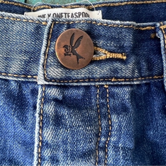 One Teaspoon Rollers Low Waist Long Rise Festival Shorts Size 26 - Picture 6 of 13